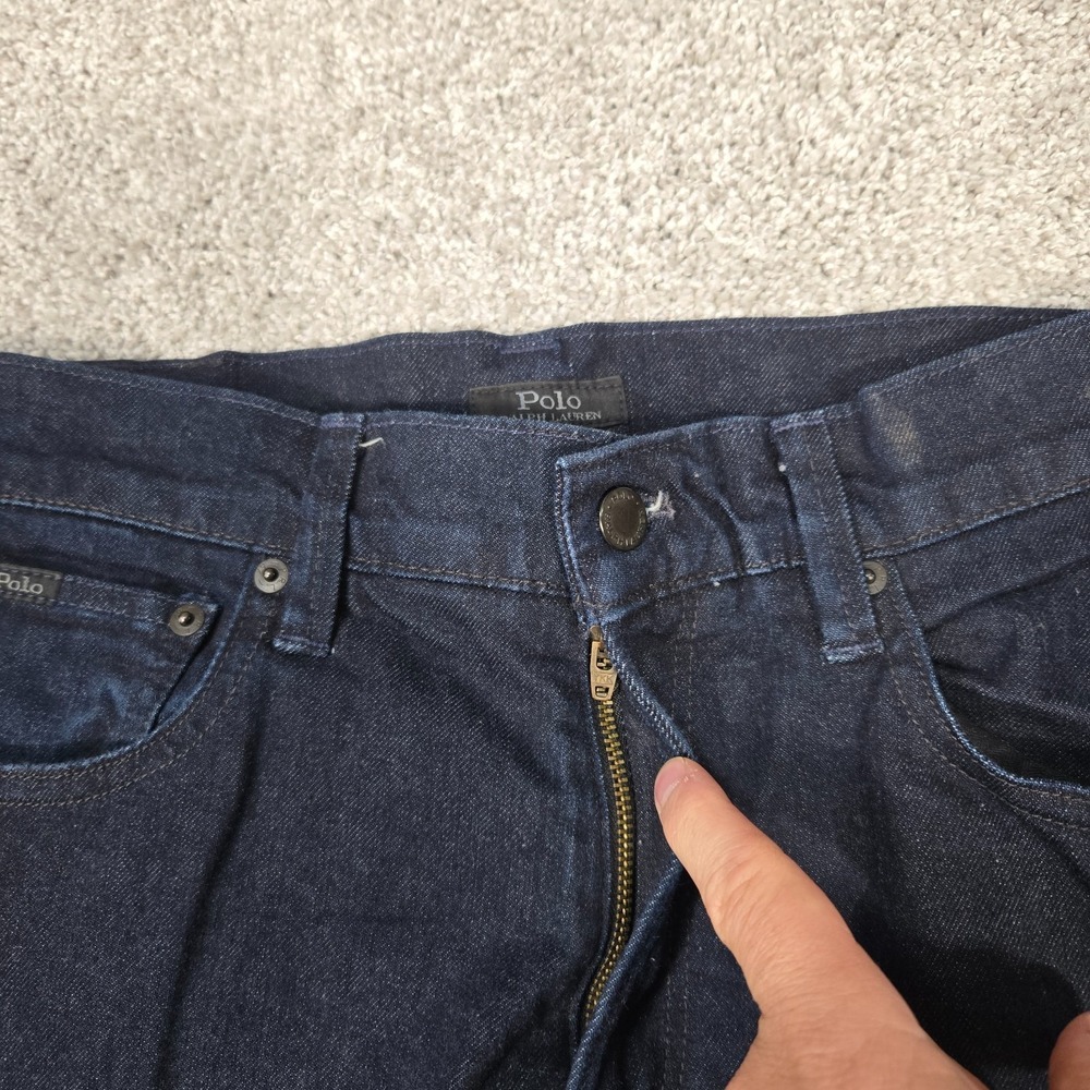 Polo Ralph Lauren The Sullivan Slim Jeans mens 30x32 (fit 31x31) Dark Wash Blue - Picture 10 of 11
